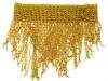 Belt beaded elastic fringe