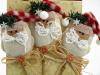 Christmas decoration on stick set of 3pcs