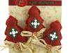 Christmas decoration on stick set of 3pcs