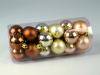 Christmas bauble Ø40mm plastic 24pcs