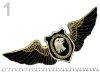 Iron on patch - eagle and skull