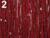 Corded curtain 100x200cm with sequins