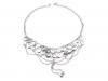 Shakira necklace with chains