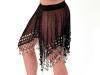 Shakira chiffon skirt with beads