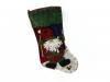 Christmas sock with applique 26x46cm