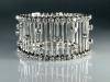 Bracelet strass 30x160mm elastic with bars
