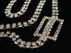 Belt strass width 1cm length 105cm with buckle