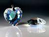 Pendant heart  33x33mm cut with pinch bail