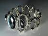 Bracelet metal of ovals and stones