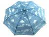 Women´s umbrella folded pattern clouds