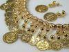 Shakira necklace and earrings with beads