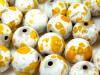 Beads DALMATIN plastic  Ø16mm bullet 500g