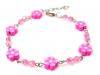 Bracelet FIMO with flowerers
