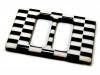 Buckle plastic pulling hole 38mm ring chessboard CZECH MADE