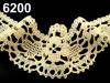 Lace cotton width 55mm bobbin laced TEA CZECH MADE