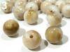 Beads MARBLE plastic bullet Ø20mm  25pcs