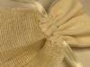 Linen gift bag size 80x105mm netted