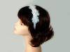 Headband with flowerers solemn ZZ