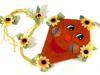 Kite with cord hanging decoration 19x100cm