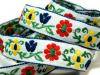Folk costume patterned ribbon width 20mm TINA