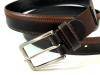 Belt with metal buckle EKO leather with elastic