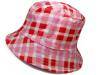 Cap hat quilted checked 