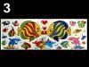 Stick-on label on glass - children´s motifs