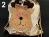 Christmas gift bag with applique 23x 35cm