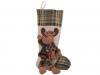 Santa Claus shoe 23x44cm with motif