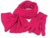 Scarf  20x165cm knitted + gloves