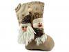 Santa Claus shoe 27x44cm with lurex