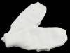Women´s gloves size  8x21cm adactylous with lurex