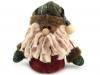 Santa Claus and snowman figures 15cm