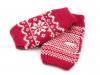 Women´s gloves size  9x14cm adactylous Norwegian pattern