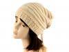 Women´s cap LYRA with with fur pompons