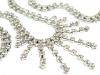 Belt strass width 1cm length 108cm with decoration