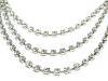 Belt strass width 1cm length 120cm 3-lined