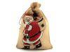 Gift bag size 30x35cm Christmas jute
