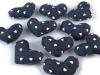 Textile decoration - denim heart 3D ZZ