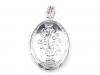 Medallion OVAL 27x38mm opening with flowers