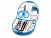 Sewing kit 70x70mm in plastic case
