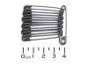 Safety pins length 40mm (size  2) CZECH MADE