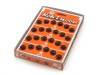 Snap fasteners metallic, size 6 CZECH MADE
