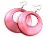 Earrings plastic  Ø50mm smooth ZZ