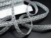 Tinsel braid width 8mm eyes CZECH MADE