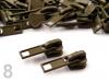 Slider for vislon zippers 5mm  autolock 500pcs
