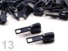 Slider for vislon zippers 5mm  autolock 500pcs