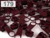 Slider for coil zippers 5mm nonlock 100pcs for footage of POL type