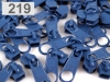 Slider for coil zippers 5mm nonlock 100pcs for footage of POL type