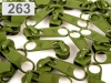 Slider for coil zippers 5mm nonlock 100pcs for footage of POL type